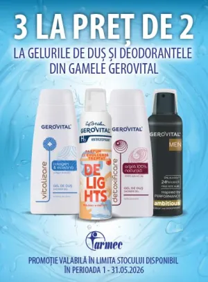 Gerovital 3 la pret de 2 Mai