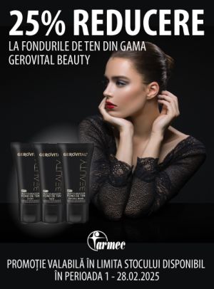 Gerovital Beauty 25% Reducere Februarie 