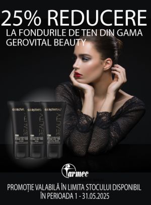 Gerovital Beauty 25% Reducere Mai