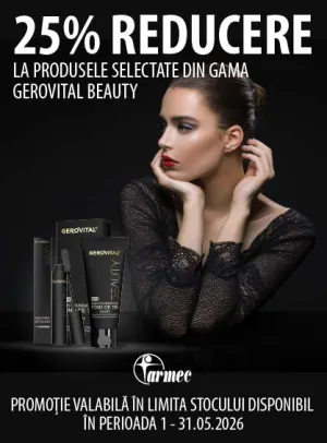 Gerovital Beauty 25% Reducere Mai