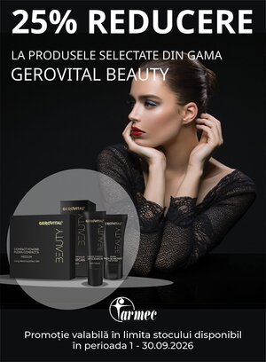 Gerovital Beauty 25% Reducere Septembrie