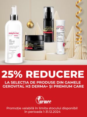 Gerovital Derma 25% Reducere Decembrie