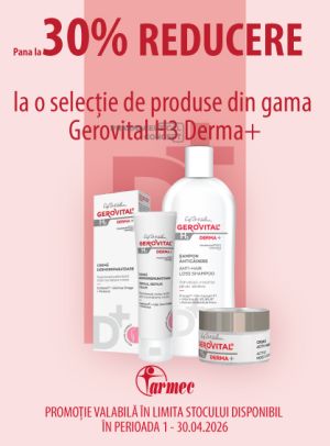 Gerovital GH3 Derma+ Pana la 30% Reducere Aprilie