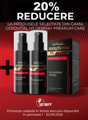 Gerovital GH3 Derma+ Premium Care 20% Reducere Septembrie