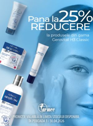 Gerovital H3 Classic Pana La 25% Reducere Aprilie