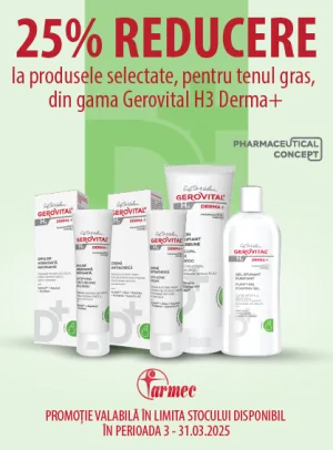 Gerovital H3 Derma+ 25% Reducere Martie