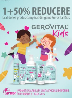 Gerovital Kids 1+50% Reducere la al 2-lea Iunie