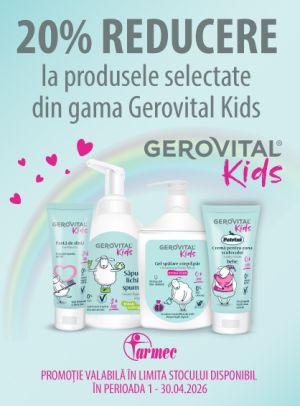 Gerovital Kids 20% Reducere Aprilie