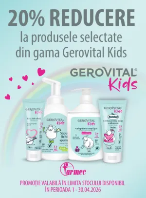Gerovital Kids 20% Reducere Aprilie