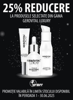 Gerovital Luxury 25% Reducere Iunie