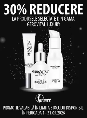 Gerovital Luxury 30% Reducere Mai