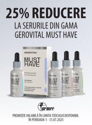 Gerovital Must Have 25% Reducere Iulie