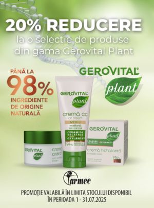 Gerovital Plant 20% Reducere Iulie