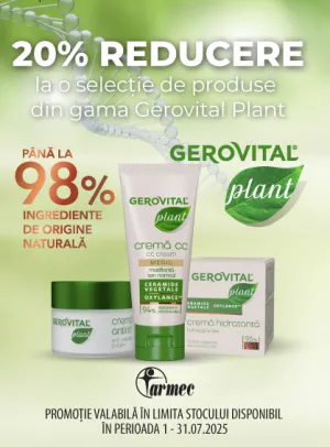 Gerovital Plant 20% Reducere Iulie