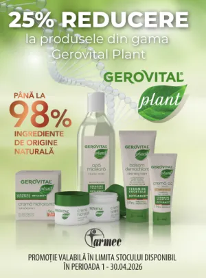 Gerovital Plant 25% Reducere Aprilie