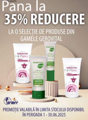 Gerovital Plant Si Evolution Pana La 35% Reducere Iunie