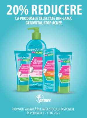 Gerovital Stop Acnee 20% Reducere Iulie