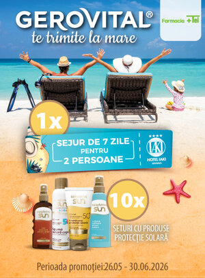Gerovital te trimite la mare!