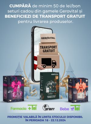 Gerovital Transport Gratuit Decembrie 