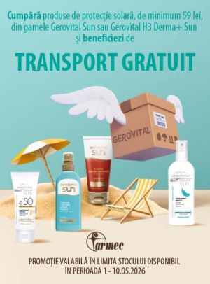Gerovital Transport Gratuit Mai
