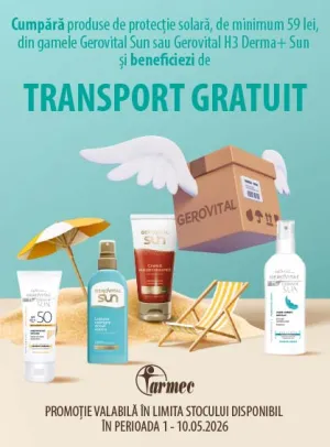 Gerovital Transport Gratuit Mai