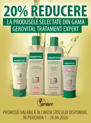 Gerovital Tratament Expert 20% Reducere Aprilie
