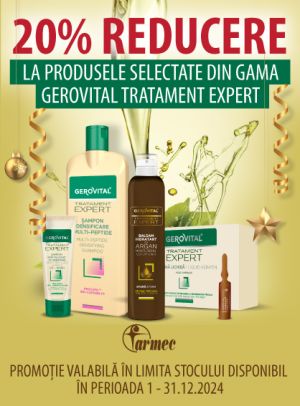 Gerovital Tratament Expert 20% Reducere Decembrie