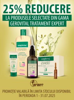 Gerovital Tratament Expert 25% Reducere Iulie