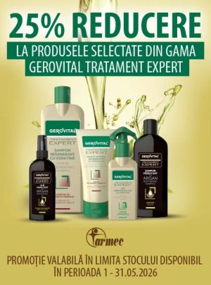 Gerovital Tratament Expert 25% Reducere Mai