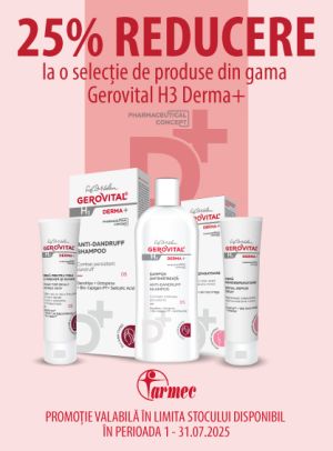 Gh3 Derma+ 25% Reducere Iulie