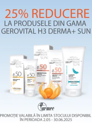 GH3 Derma Sun 25% Reducere Mai-Iunie