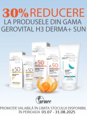 GH3 Derma Sun 30% Reducere Iulie-August