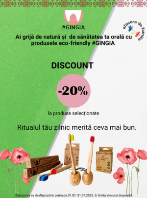 Gingia 20% Reducere Iulie