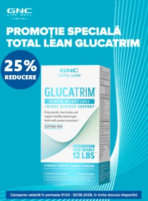 GNC 25% Reducere Aprilie-Iunie