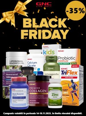 GNC 35% Reducere Black Friday 2025