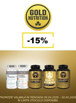 Gold Nutrition 15% Reducere Aprilie