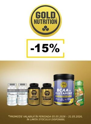 Gold Nutrition 15% Reducere Mai