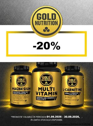 Gold Nutrition 20% Reducere Septembrie