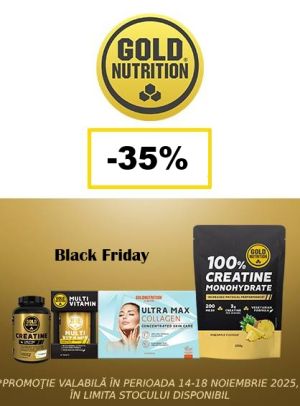 Gold Nutrition 35% Reducere Black Friday 2025