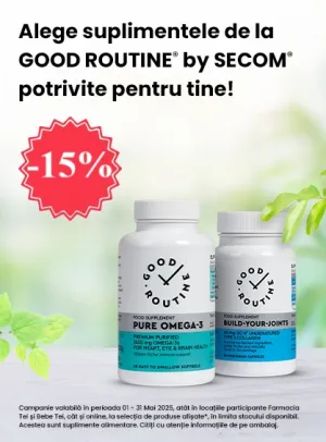 Good Routine 15% Reducere Mai