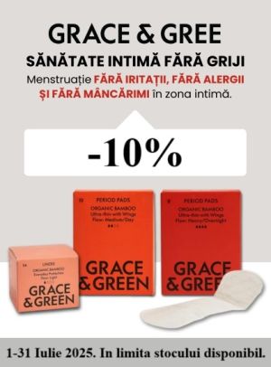 Grace & Green 10% Reducere Iulie