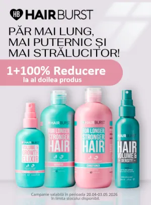 Hairburst 1+100% Reducere la al doilea Aprilie-Mai