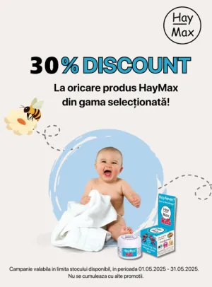 HayMax 30% Reducere Mai