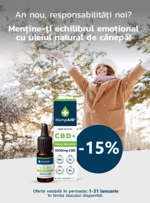 Hempaid 15% Reducere Ianuarie