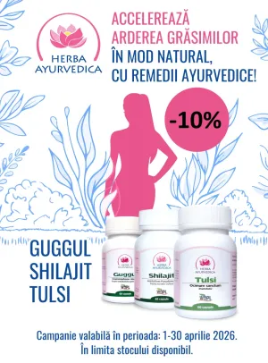 Herba Ayurvedica 10% Reducere Aprilie