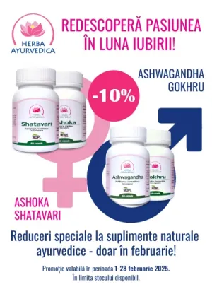 Herba Ayurvedica 10% Reducere Februarie