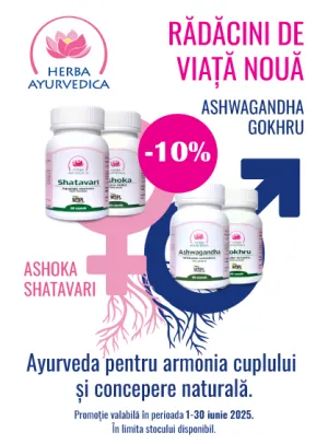 Herba Ayurvedica 10% Reducere Iunie