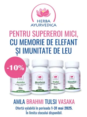Herba Ayurvedica 10% Reducere Mai