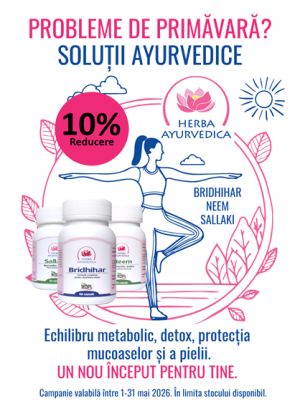 Herba Ayurvedica 10% Reducere Mai