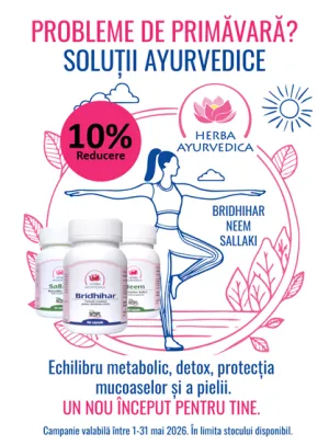Herba Ayurvedica 10% Reducere Mai